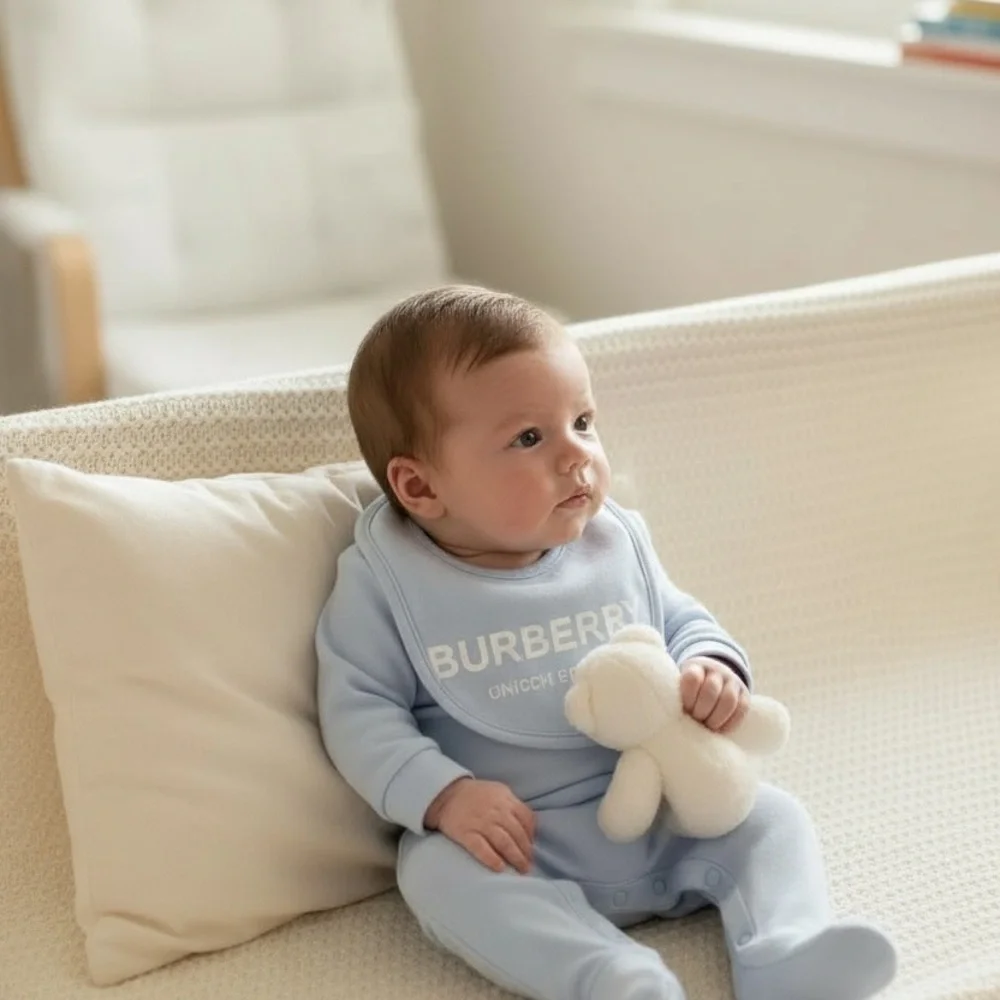Burberry baby bib